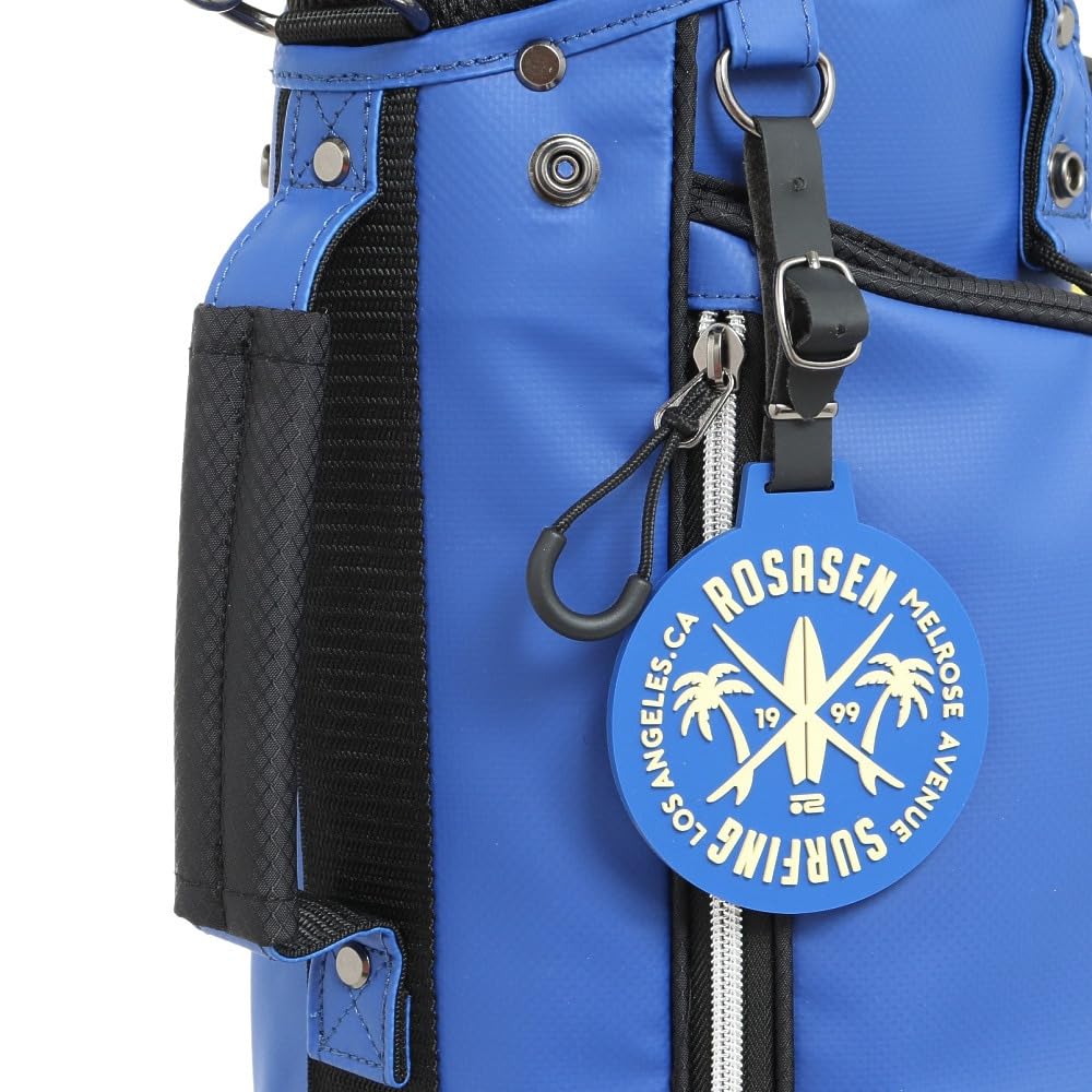 ROSASEN ゴルフキャディバック　スタンド型　ブルー ROSASEN（メンズ）ゴルフ キャディバッグ スタンド式 7型 4分割