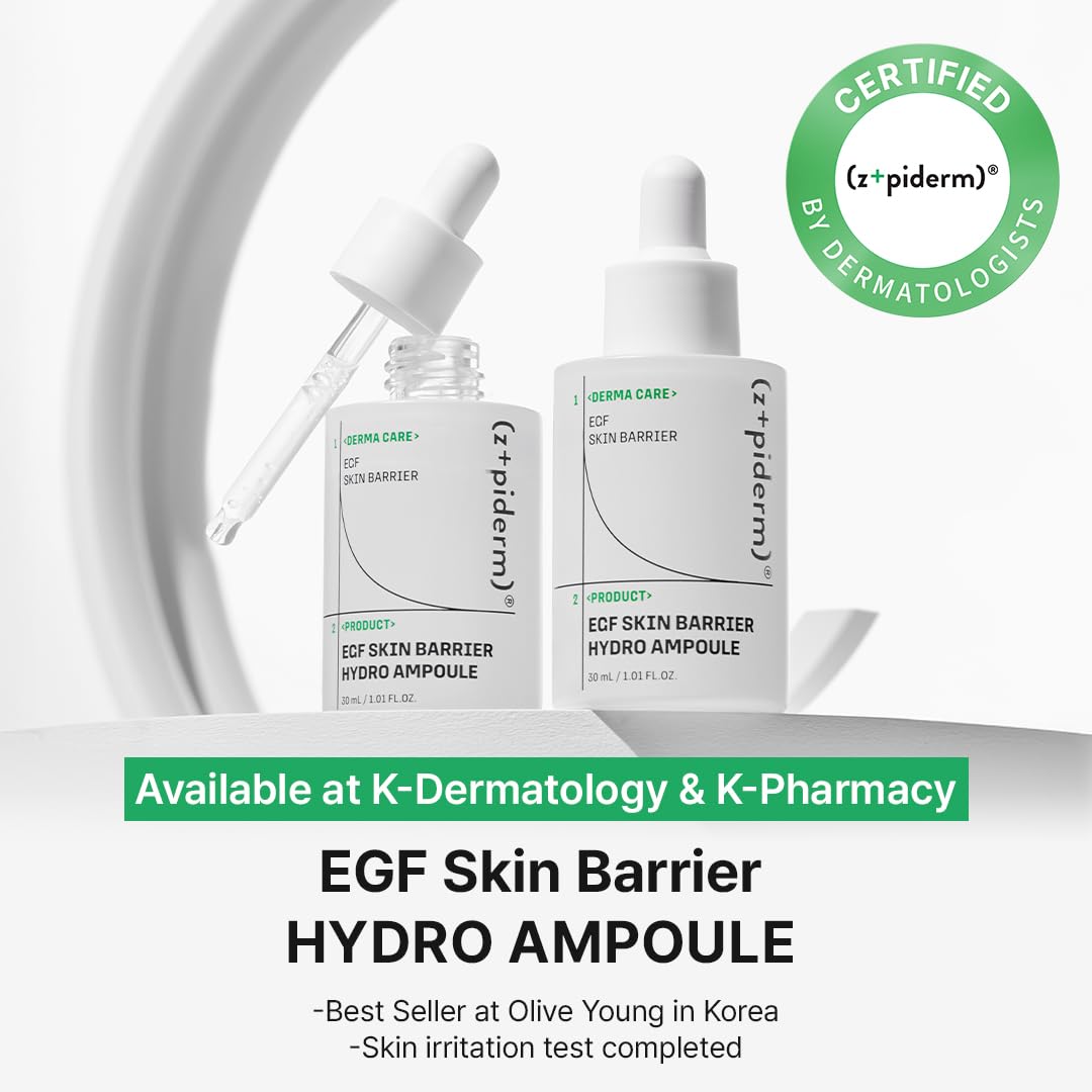 Amazon.com: Zipiderm EGF Skin Barrier Hydro Ampoule – Korean