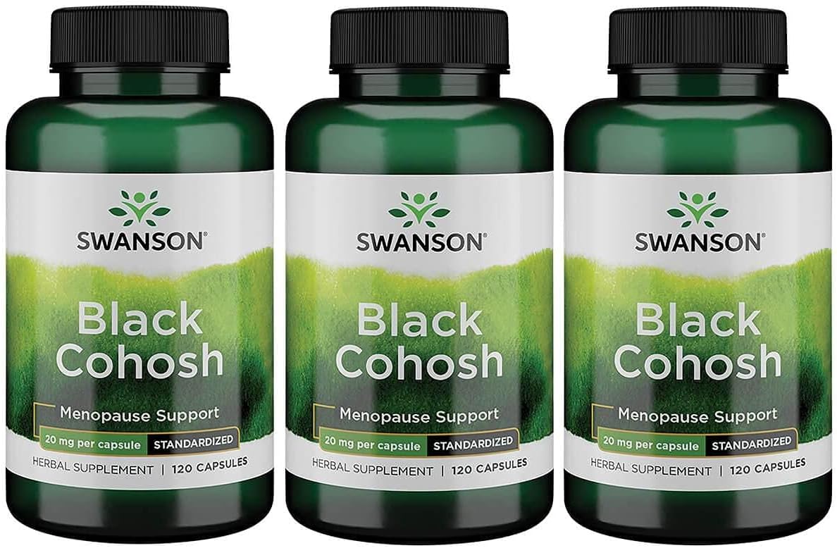 Swanson Black Cohosh (Standardized) 20 Milligrams 120
