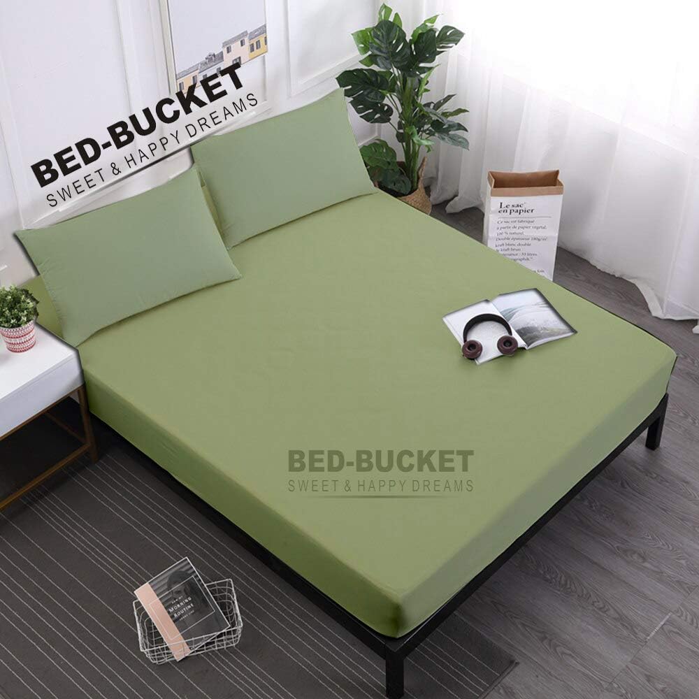 BedBucket 100 Natural Cotton Hotel Luxury Bed 800TC