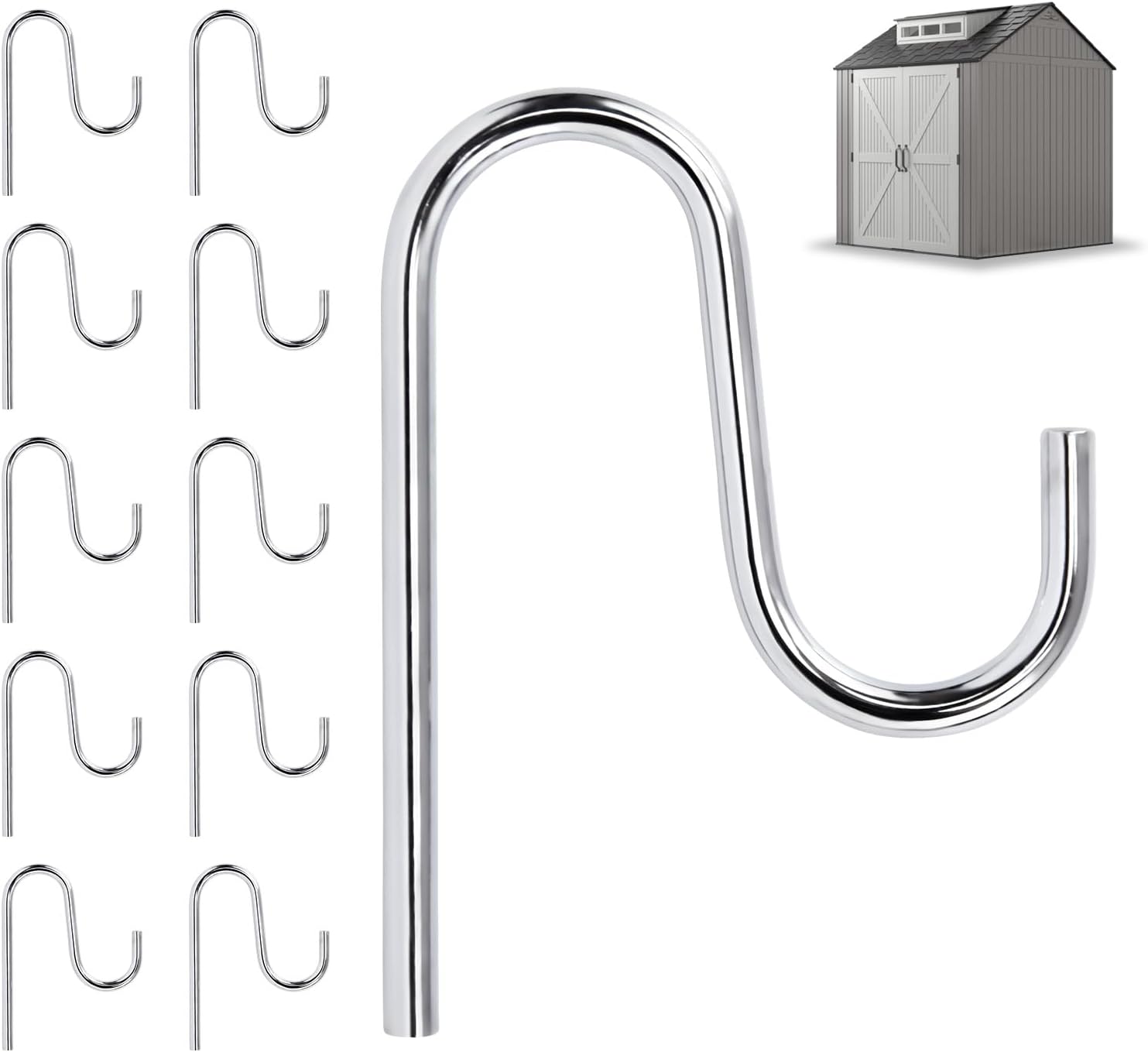 10 Pcs Shed Hooks Shed Accessories Hanging Heavy Duty Individual