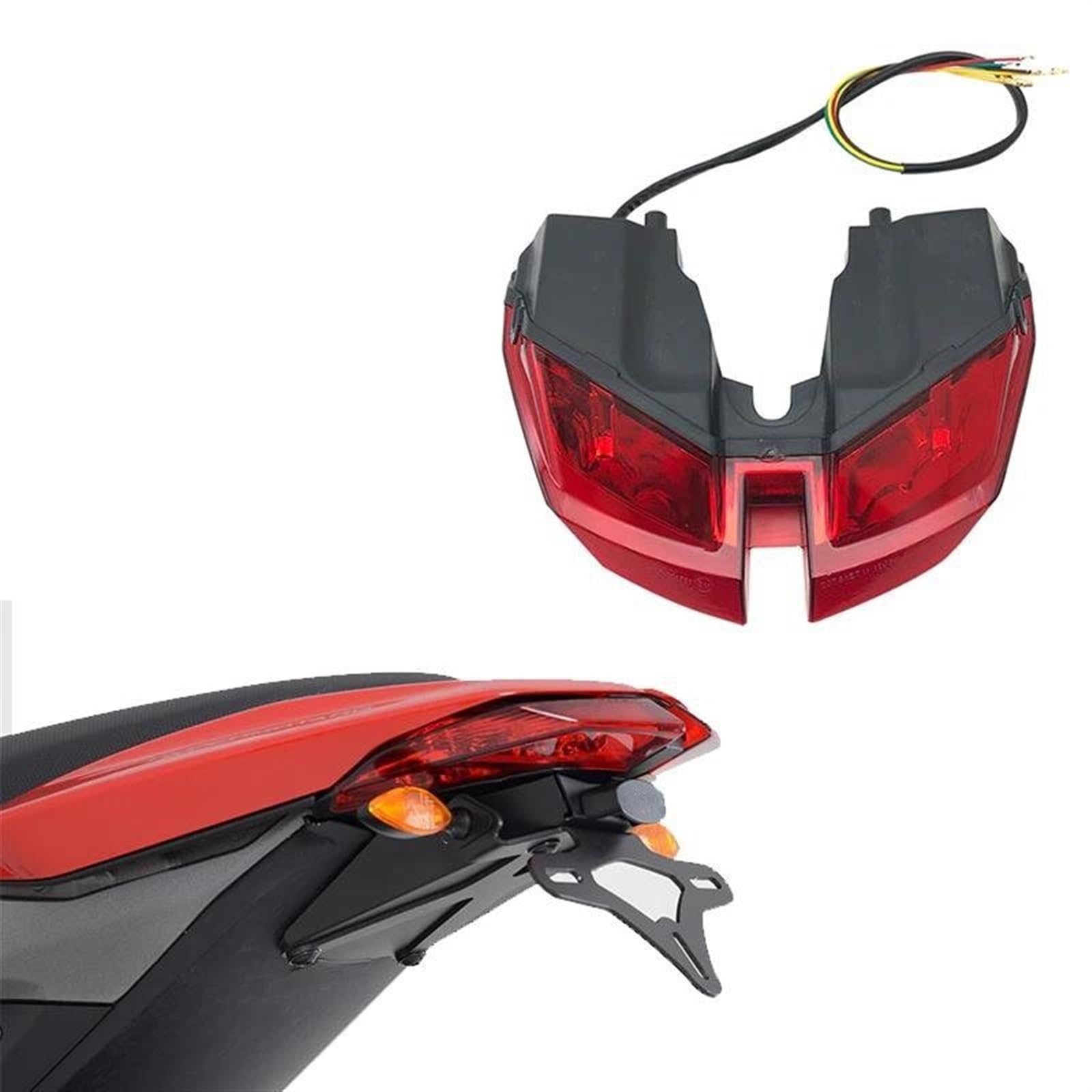 LED Rücklicht Heckleuchte schwarz Ducati Hypermotard Hyperstrada 821 939 950 SP