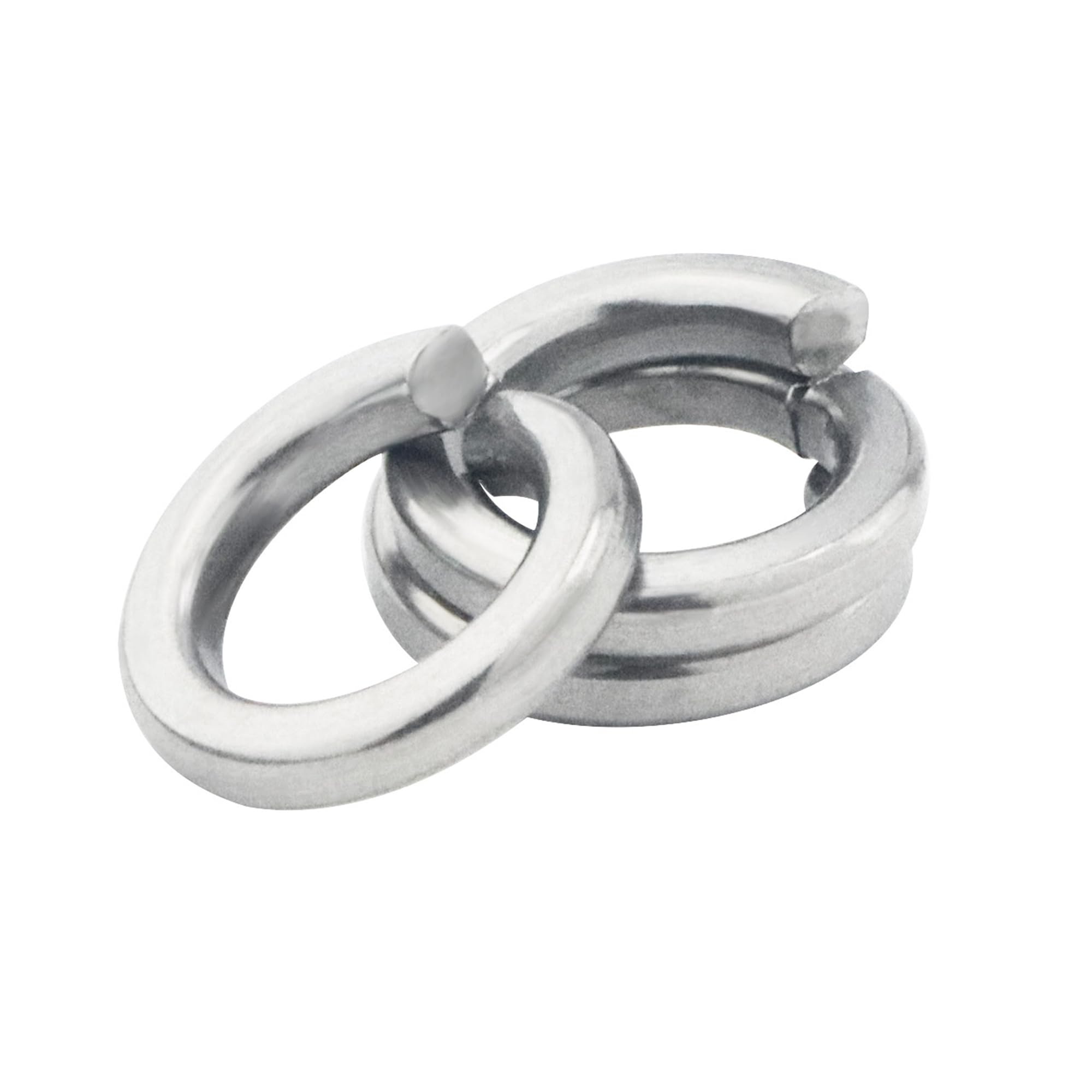 HANLATO 150Pcs M5 Split Lock Washer 304 Stainless Steel Spring Lock Washer for Screws and Bolts Nuts washers