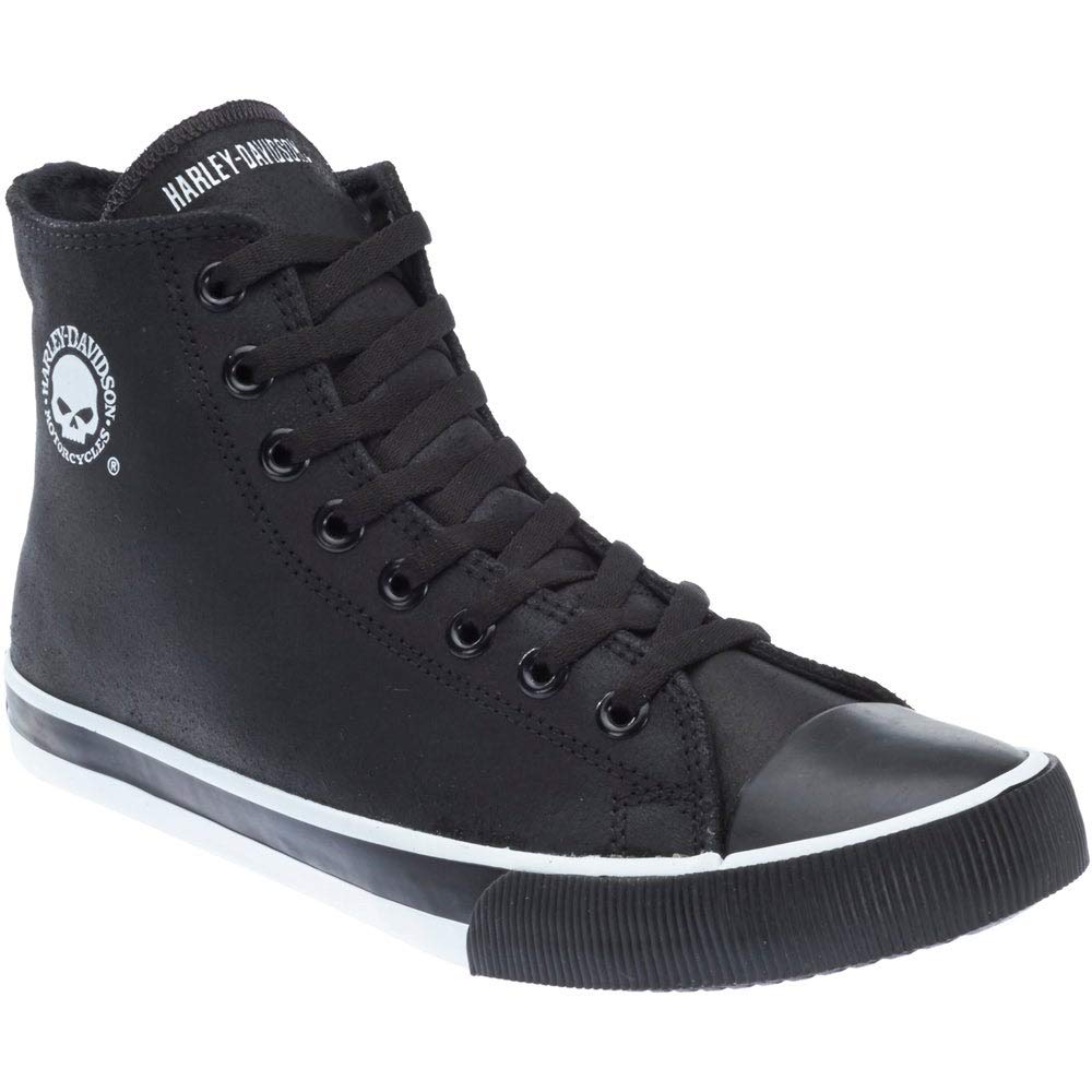 Men's Baxter Skateboarding Shoe, Black/White, 13 M US-image-6