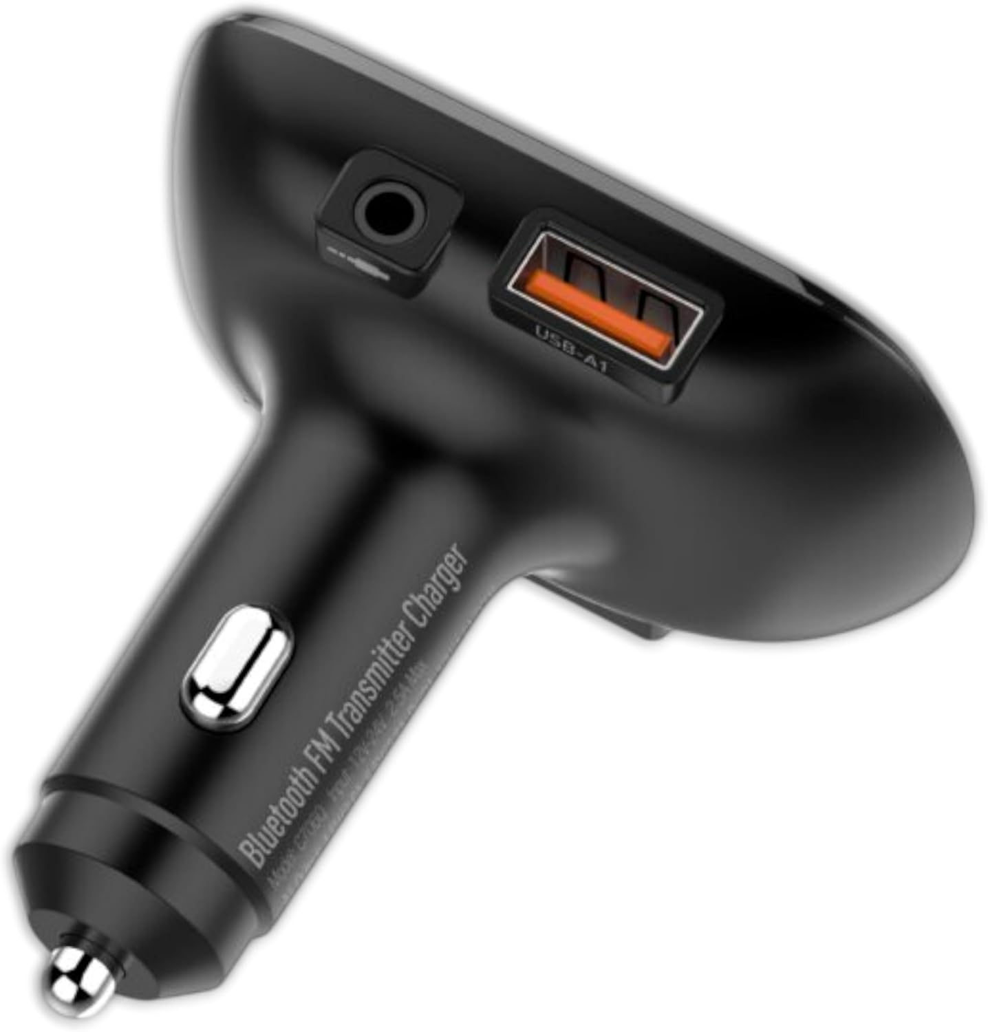 จากบนลงล่าง view of LDNIO C706Q FM Transmitter showing buttons and ports