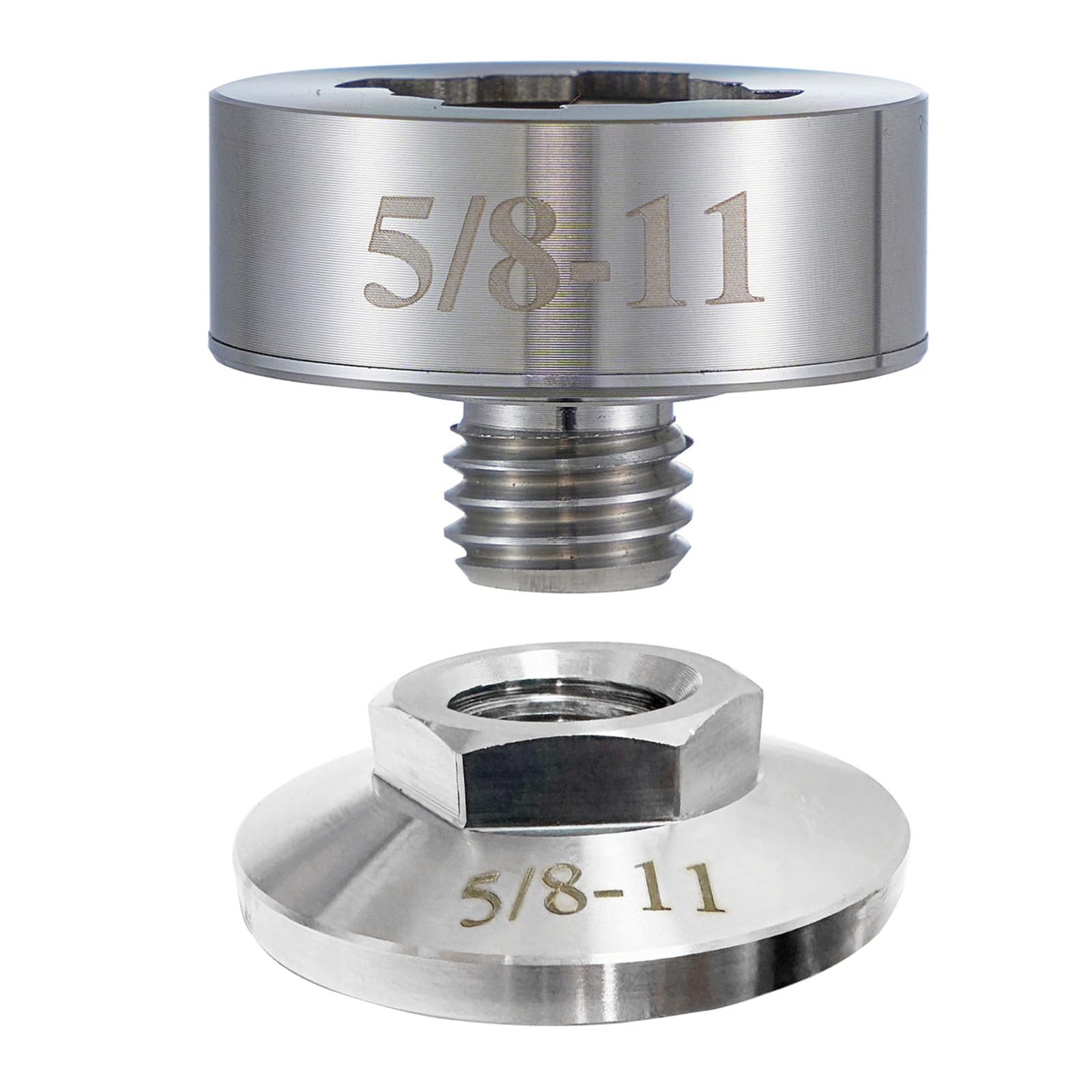 5/8-11 Angles Grinder Arbors Adapter Conversion Set with Flange Nut for X Angles Grinder Accessories Flange Nut Set