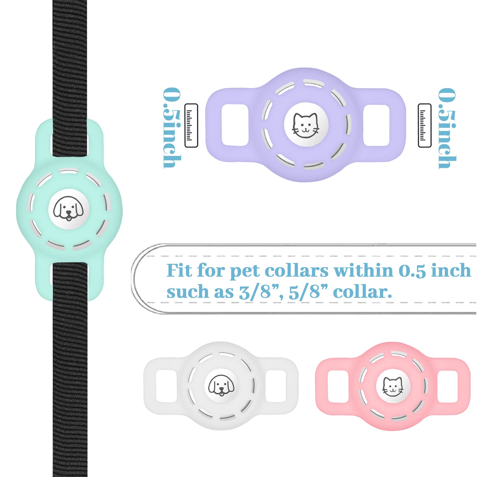 Buy Airtag Cat Collar Holder for Apple Air Tag Cat Collar Holder Within