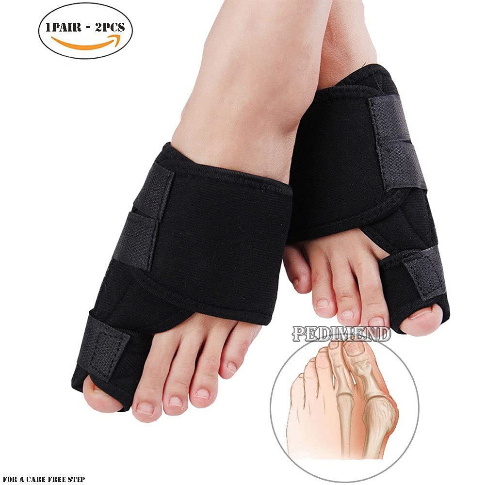 Pedimendtm notte stecca alluce (1PAIR – 2PCS) | Pads alluce valgo alluce valgo dolore trattamento | Big Toe Straightener e sollievo dal dolore alluce raddrizzatore per alluce valgo | per uomini e