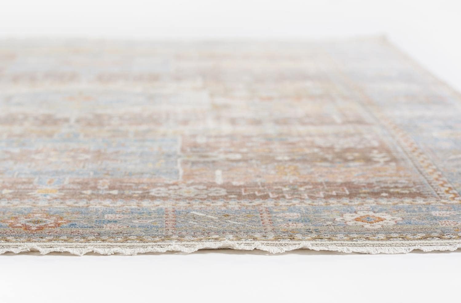 Izmir Multi-Color Wool and Synthetic Rectangular Rug 2 ft x 3 ft