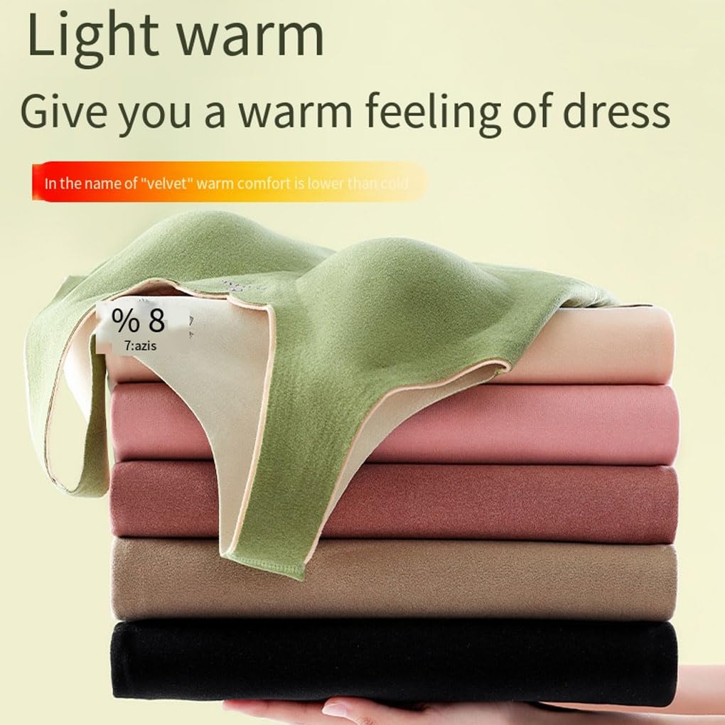 Sous-vêtements thermiques épais à haute élasticité pour femme, décontracté, amincissant, fibre acrylique, gilet basique pour la maison, noir, taille L