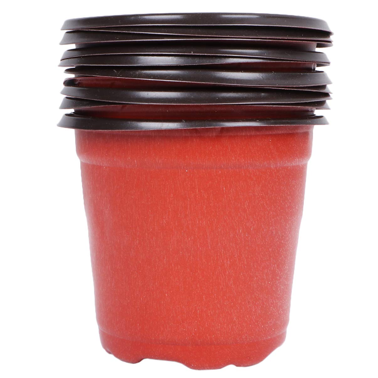 Hemoton 50 macetas de plástico, 9 cm, maceta suculentas, plantas, plantas, transpirable, interior y exterior, jardín, invernadero