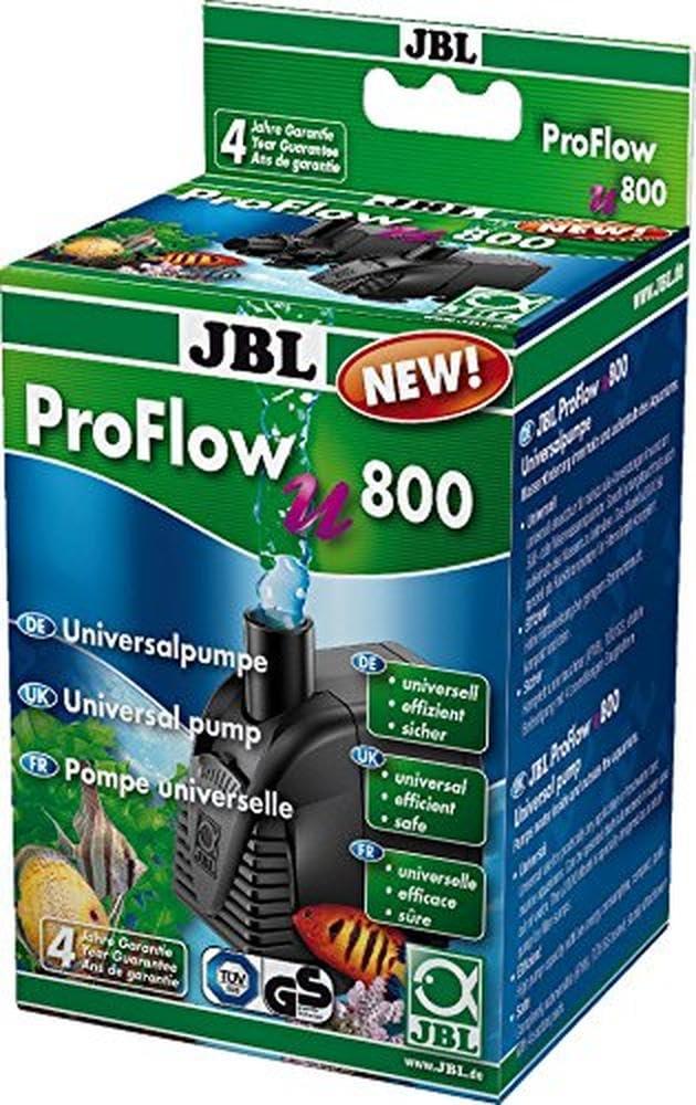 JBL ProFlow u800 60583 uniwersalna pompa o pojemności 900 l/h do cyrkulacji wody w akwariach i terrariach