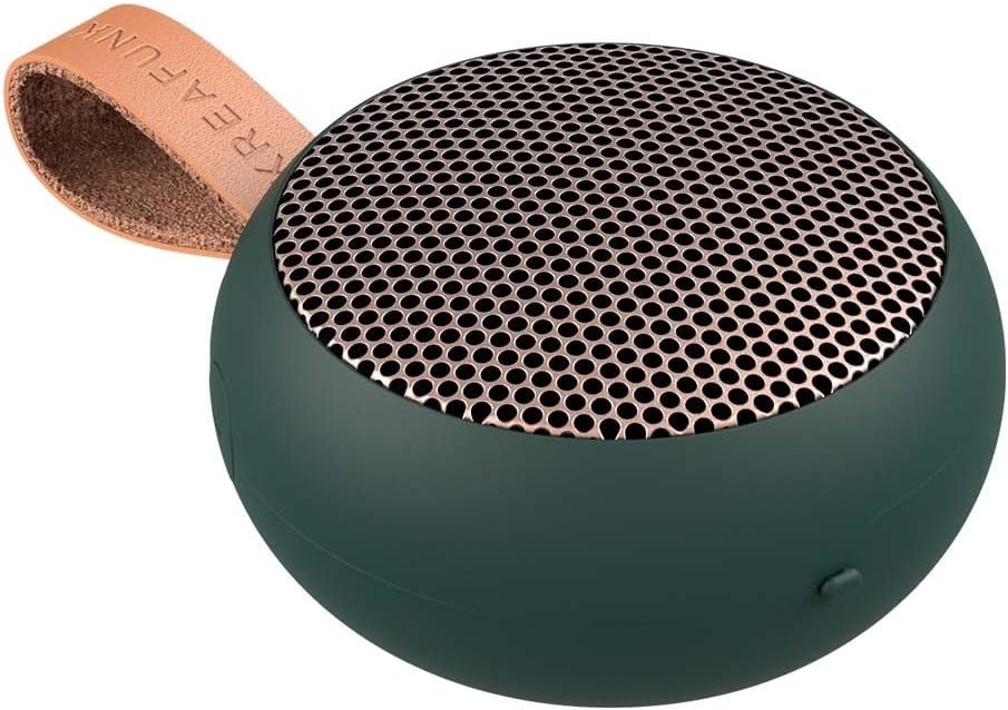 KREAFUNK aGO2 Portable Bluetooth Speaker, Green, Water Resistant (IPX5), Up to 25 Hours of Wireless Play, Voice Assistant, Stereo Sound, Wireless Speaker for iPhone, Android, and More - Image 2