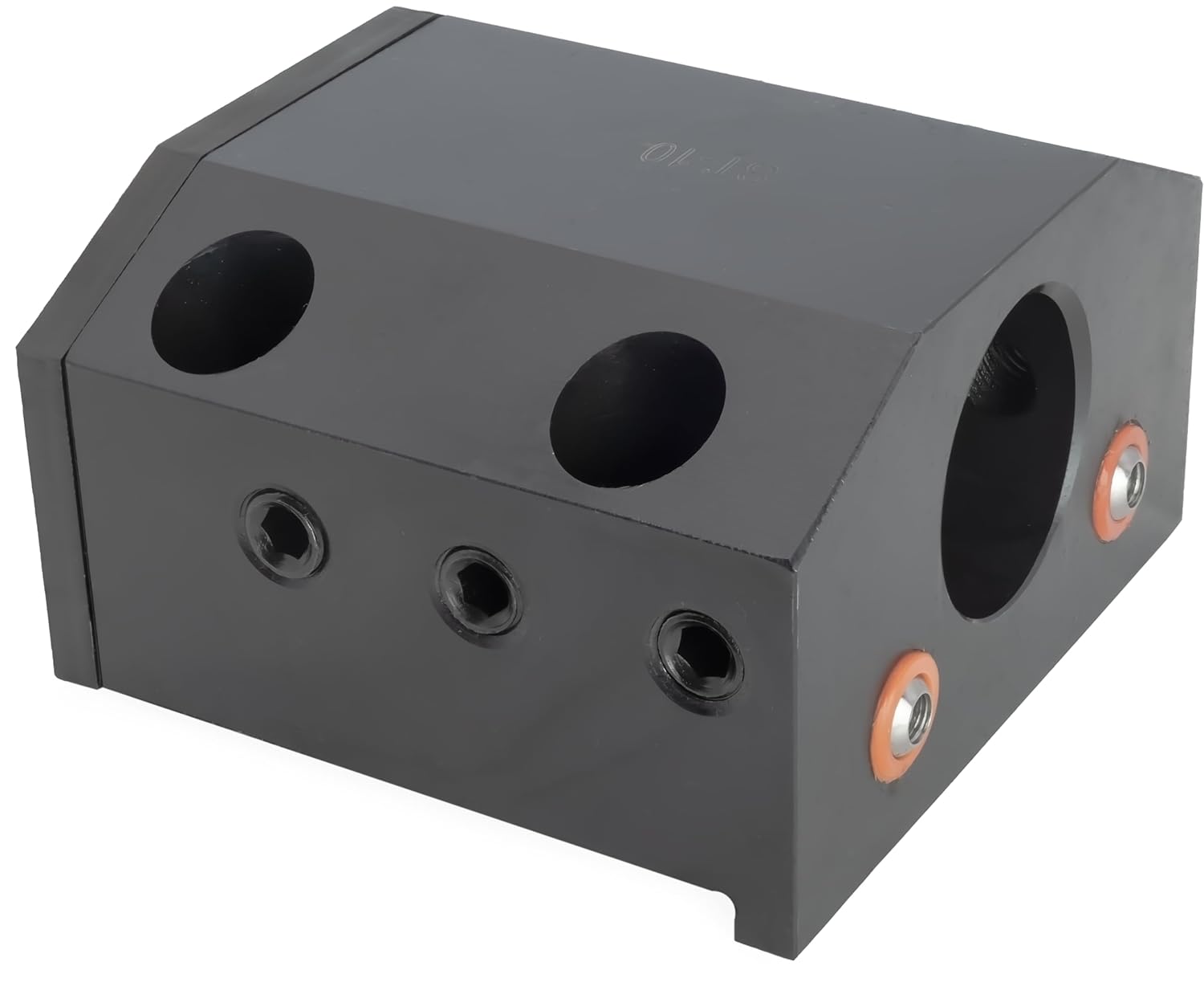 CME BOT10 Static Axial (I.D.) Toolholder Block, for 1 1/4" Shank Diameter, Fits Haas ST-Series CNC Lathe Turrets