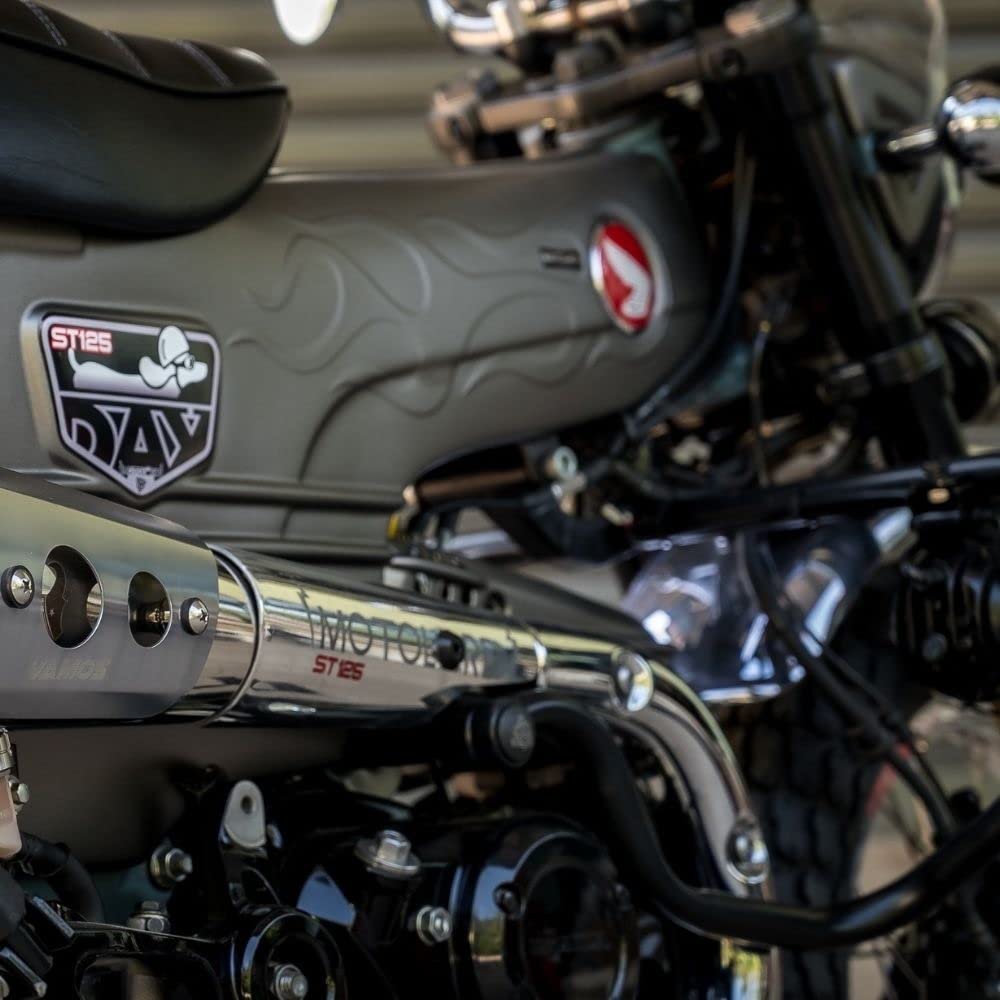 Amazon | MotolordD x Vamos ホンダ ダックス ST125用マフラー Full