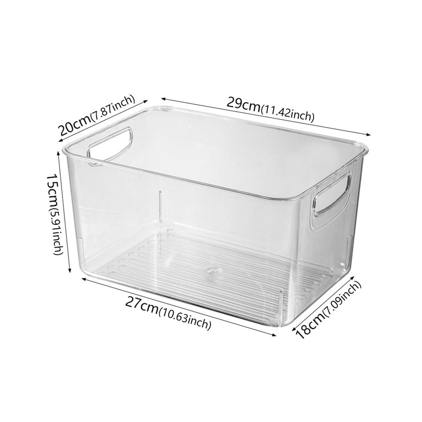 Caja De Almacenamiento Estilo Cajón De Refrigerador, Contenedor De Almacenamiento | Caja de almacenamiento estilo cajón de refrigerador,Soporte de estante,Caja de almacenamiento transparente