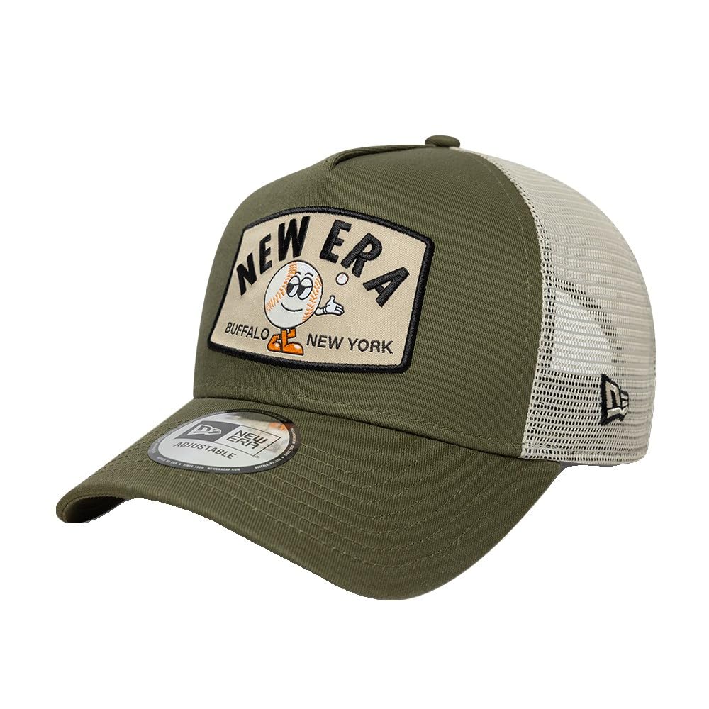 New Era Adult's 9Forty Trucker Summer Patch Trucker Baseball Cap Hat Green Medium