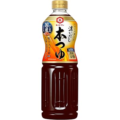 キッコーマン 濃いだし本つゆ 1L
