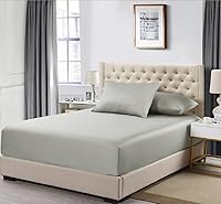 Vista 4 de Sábana bajera de percal, con bolsillo extra profundo (22 pulgadas), solo sábana bajera tamaño King, color blanco sólido