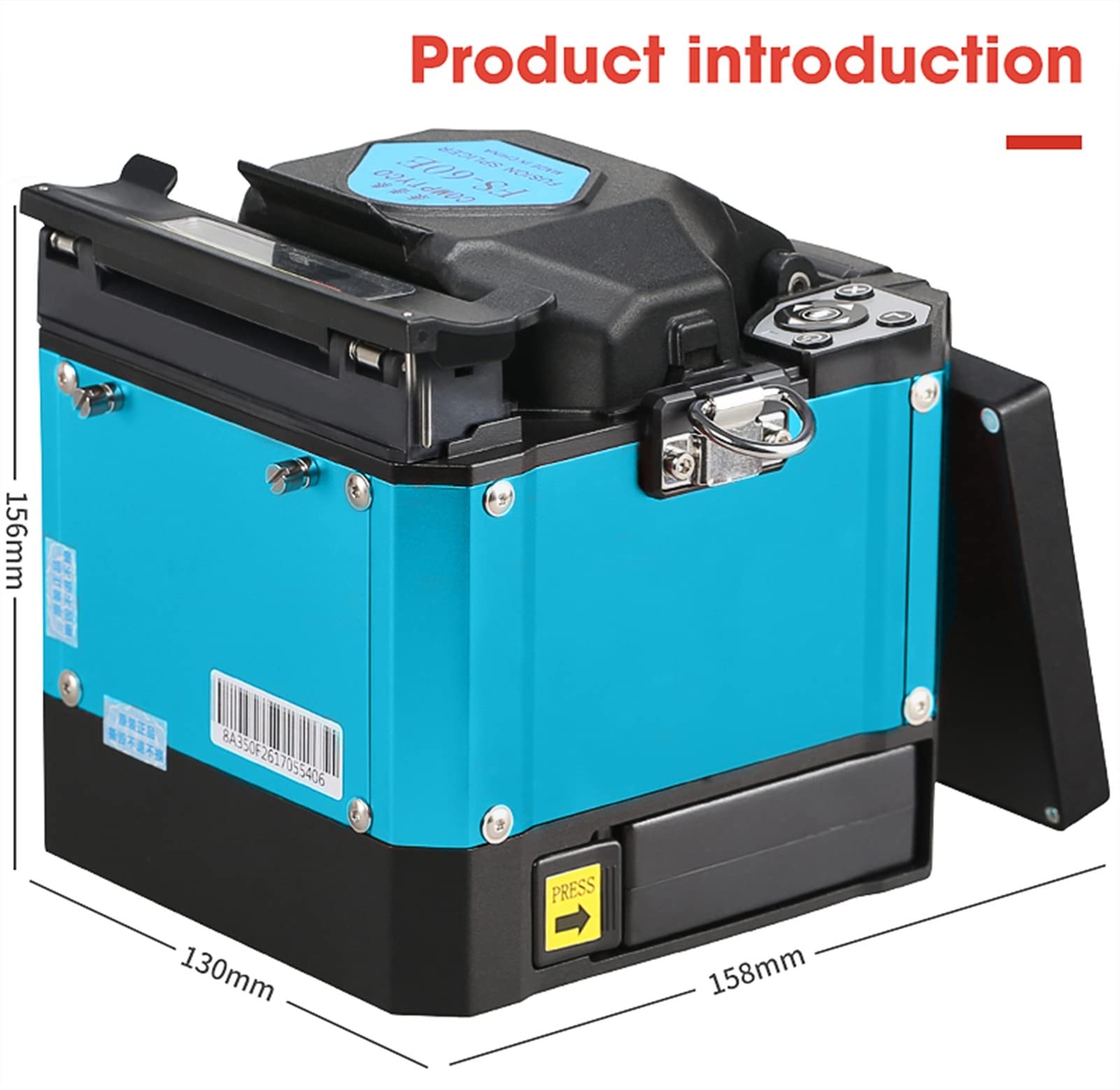 Soudeuse Fibre Optique, FS-60E Spliceur de fusion de fibre optique automatique intelligente Ftth Machine d'épissure de soudure de fibre optique
