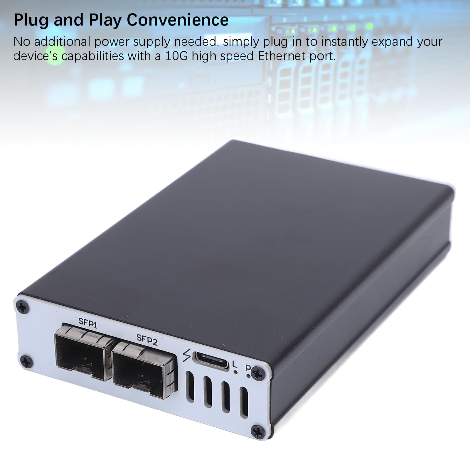 Adaptateur Ethernet 10G compatible avec les ports Thunderbolt 3 ou Thunderbolt 4, prend en charge 10 Gbit/s, Plug and Play, pour OS X, pour et pour les systèmes Ubuntu (double port)