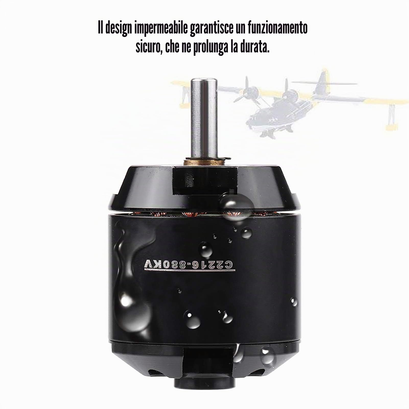 Motore RC 2216 Motore 880KV per Aereo ad Ala Fissa RC Parti Accessori per Aerei RC