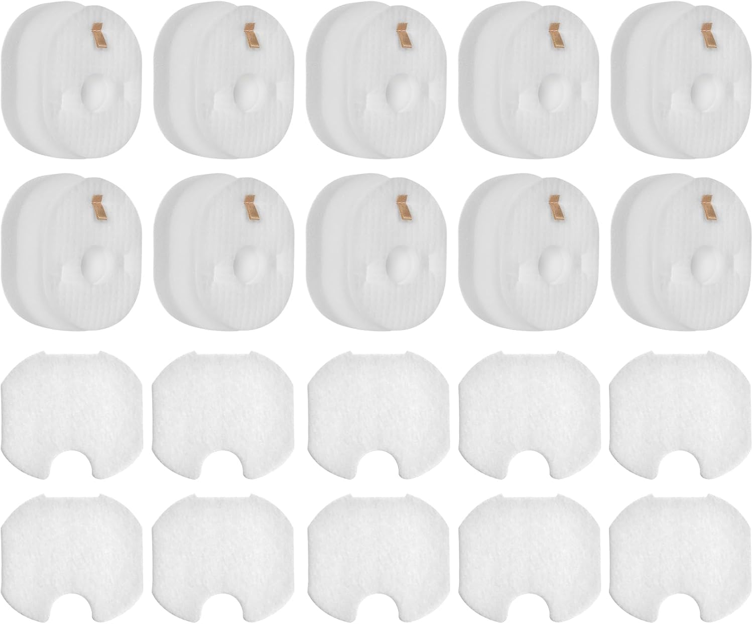 Anewise 10 Pack HV301 Filter Replacement for Shark Rocket HV301 HV30126 HV300 HV302 HV292 HV305 HV307 UV450 QS301 CS100 Ultralight Corded Stick Vacuum, Part #XFFV300, 10 Foam + Felt + Post Filters