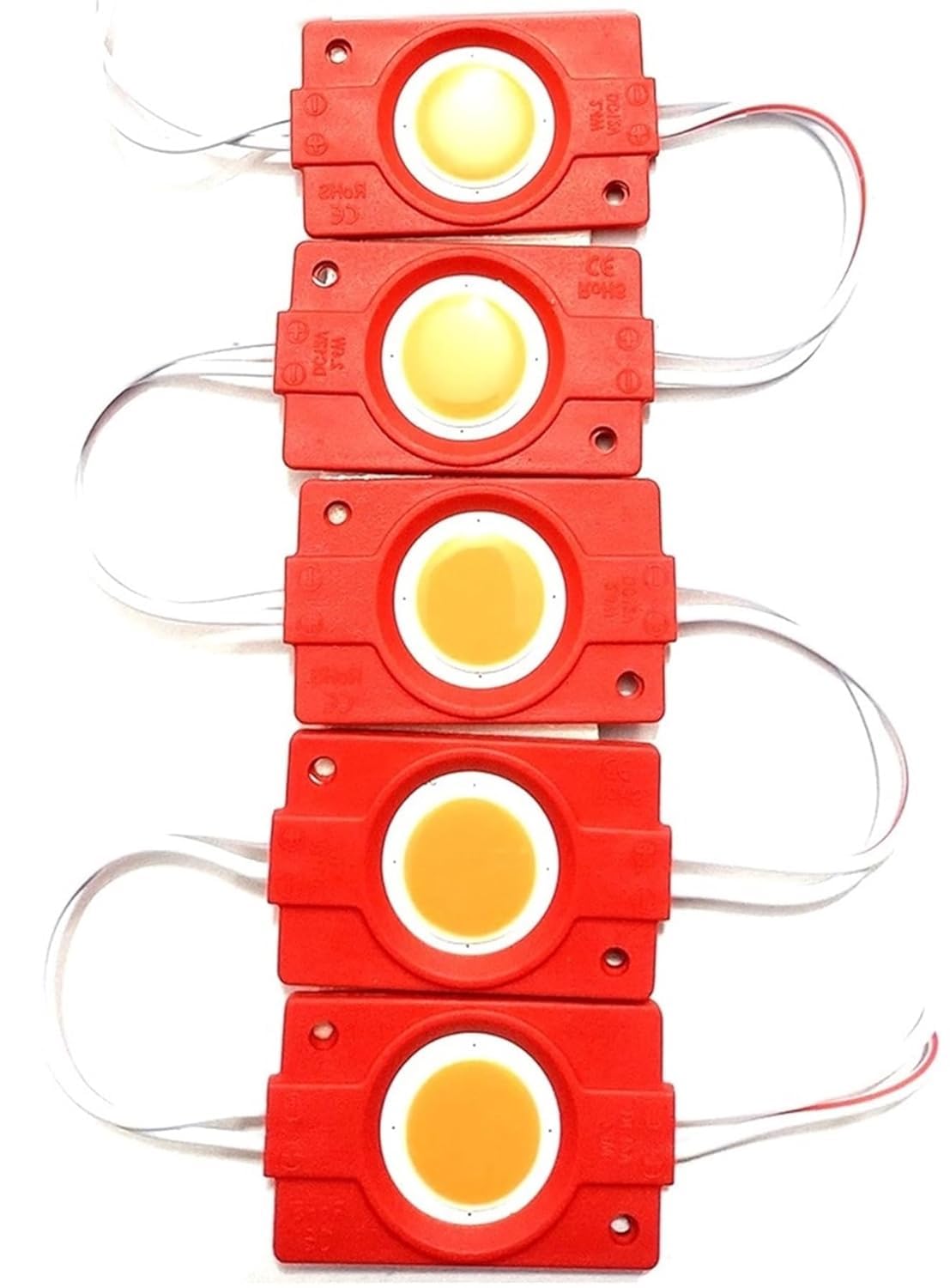 (5Pcs, RED, Coin LED Ultimate 12V LED 2.4W Coin Modules for School Science Projects, Robotics and DIY Electronics-image-46