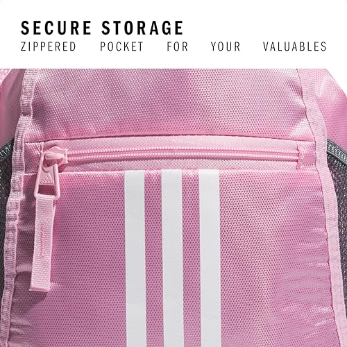 Image of adidas Alliance II Sackpack, True Pink /White, One Size, Alliance 2 Sackpack Draw String Bag