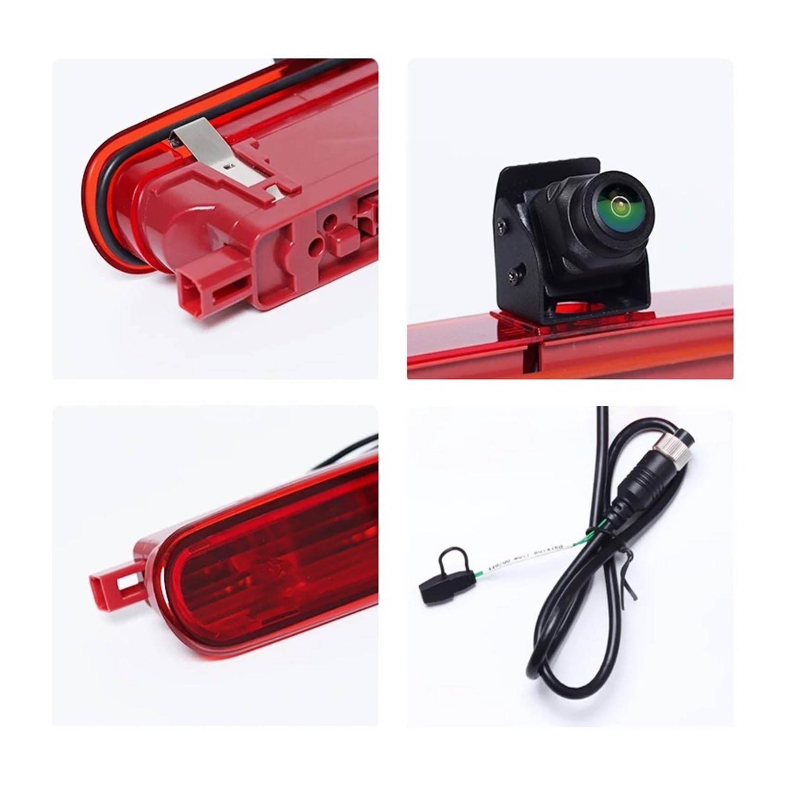 Telecamera Parcheggio Per Fiat Per Doblo 2010-2025 AHD 1080P 170° Telecamera Posteriore Con Luce Freno Per Visione Notturna Impermeabile