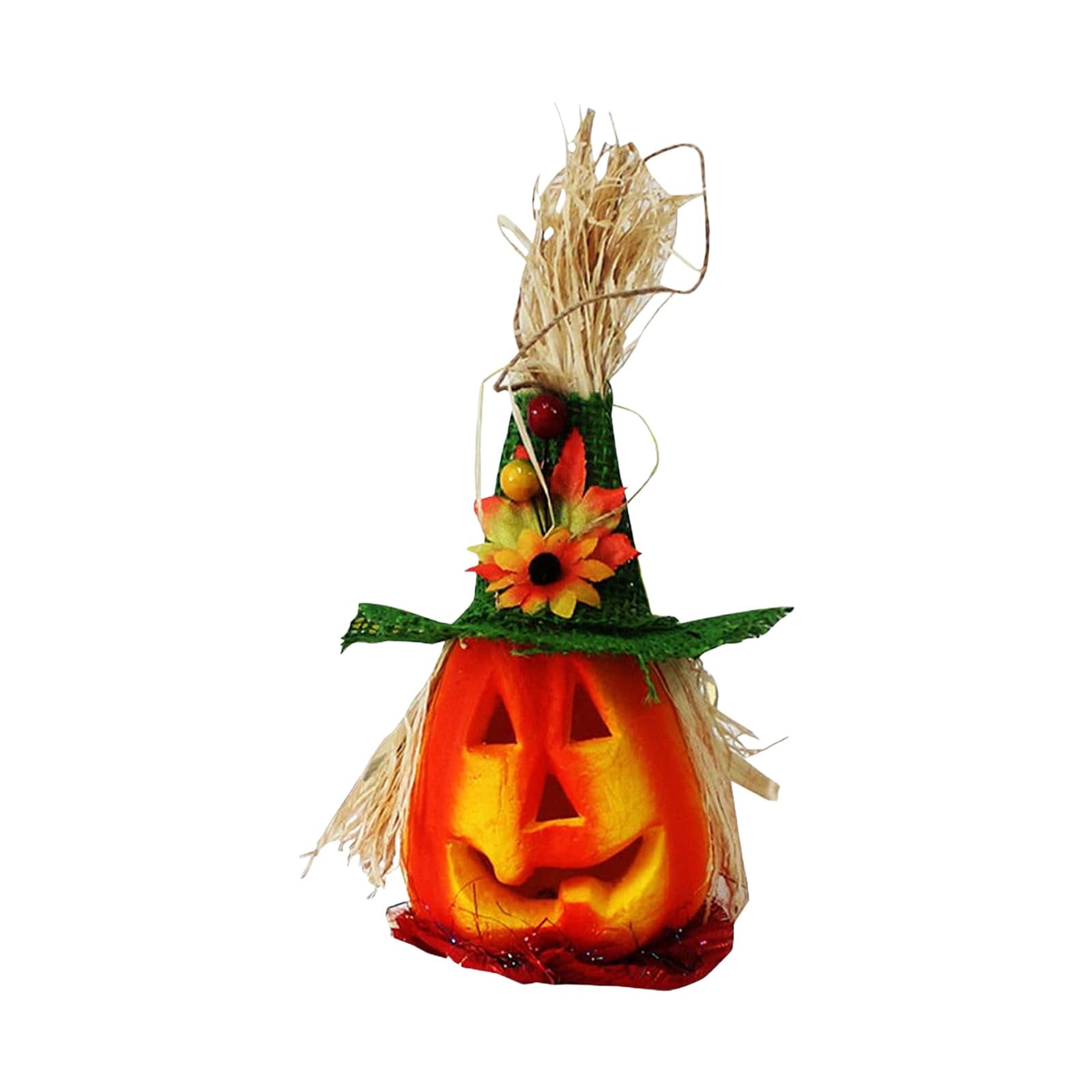 HZBB Deplete Spume Vegetable Light LED Brightened Halloween Deck for Homeschooling Party Decoration Incised Spume Pumpkin Deck