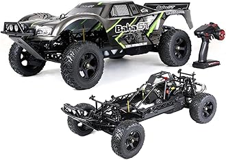 1/5 Gasoline Remote Control Car, Rear-Drive Off-Road RC Truck, 32Cc Nitro RC Short Truck, 38in Large Size, Gifts and Collectibles for Adults