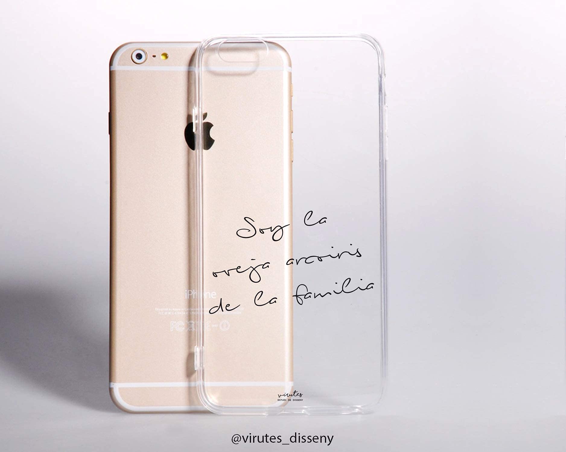 Carcasa Móvil de Silicona con Mensaje Personalizable, Funda Flexible y Resistente para Teléfono