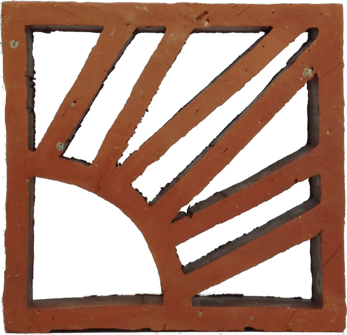 Terracotta Breezeblocks - Mattone modellato con ornamento (mattoni, sole, 50, BE-)