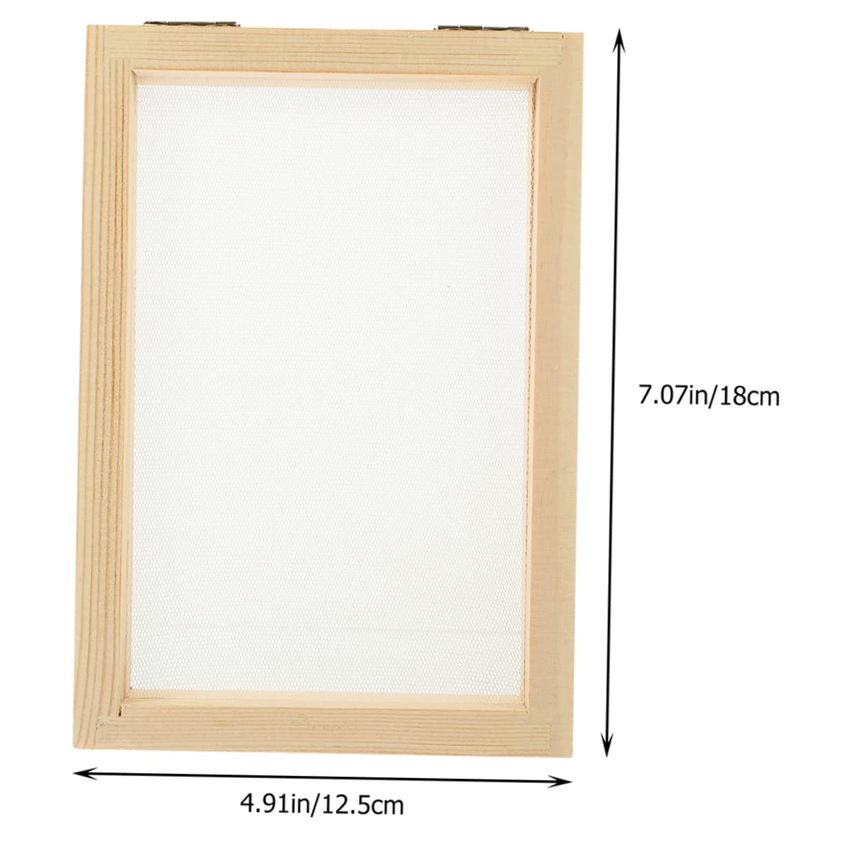 SHINEOFI 2pezzi Cornice in Legno Per Fabbricazione Carta Cornice Legno Diy Schermo Fabbricazione Carta Per Ragazzo Ragazza Ragazza Regali Hobby Manuale