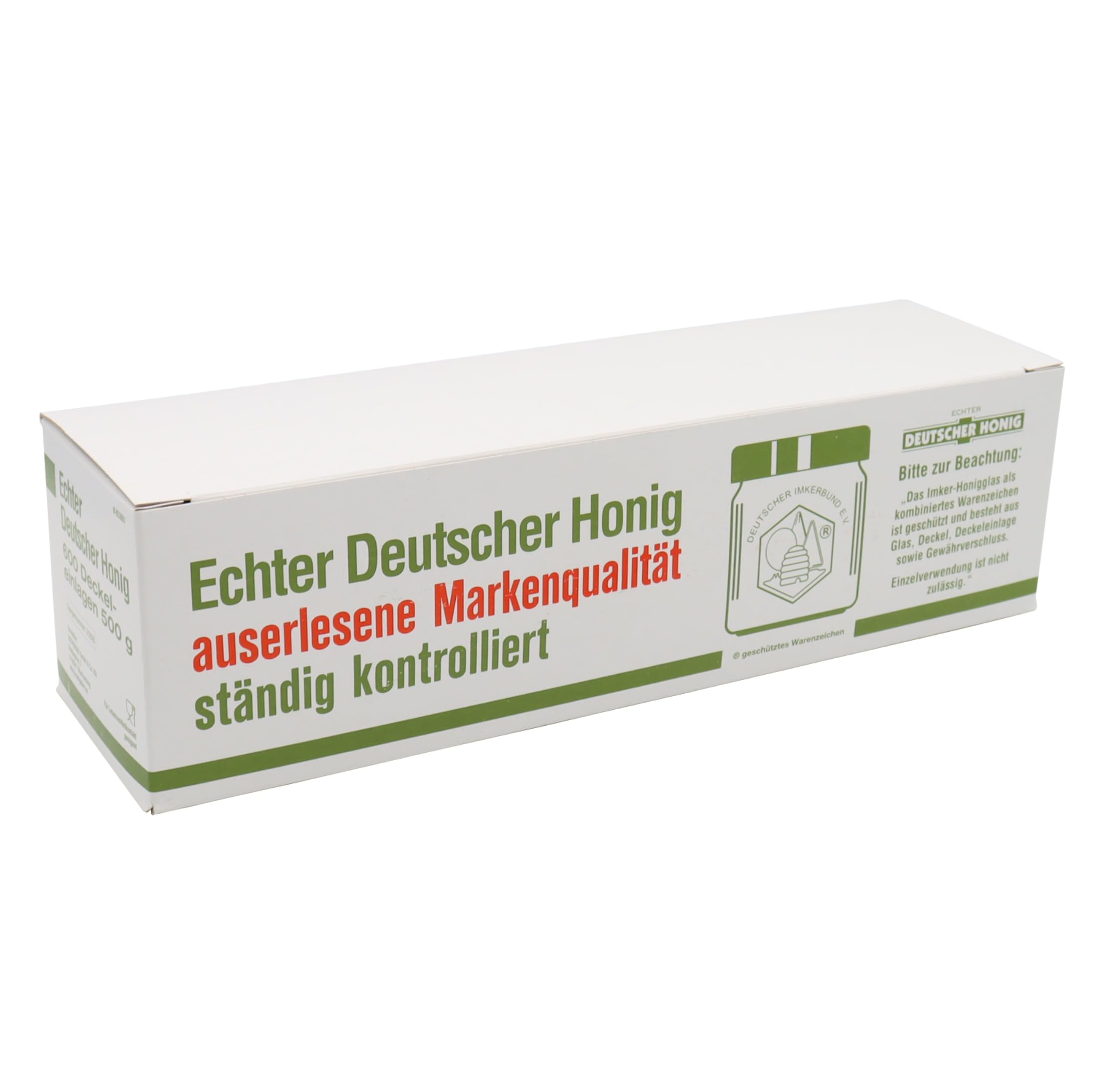 DIB Deckeleinlagen 250gr. oder 500 gr. für DIB Gläser Imkerei Bienen Honig, 500gr