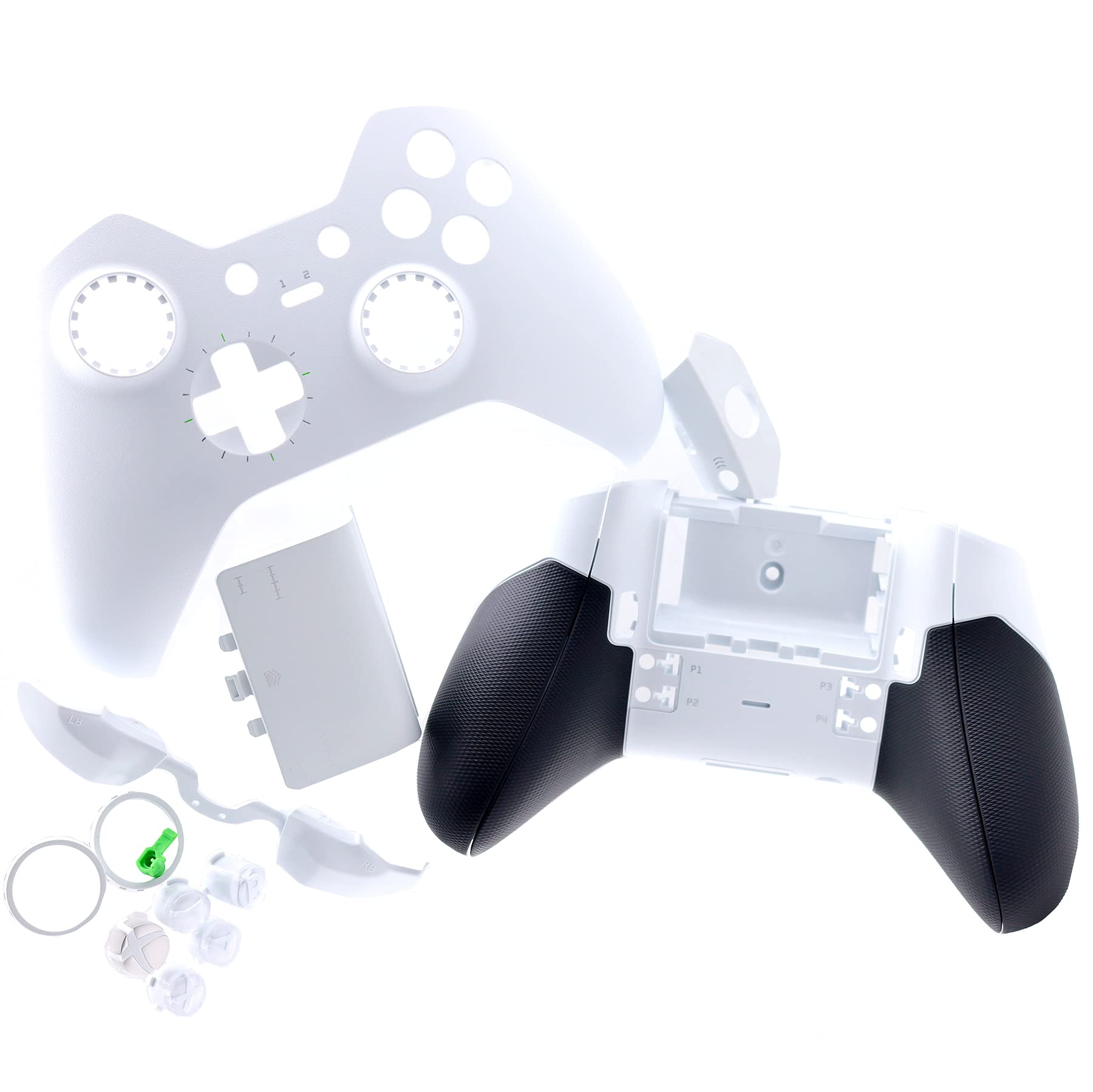 Deal4GO - Carcasa de Repuesto para Mando de Xbox One Elite, Color Blanco