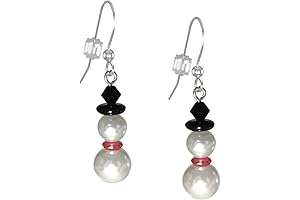 Ethereal Snowmen Earrings: A Holiday Delight