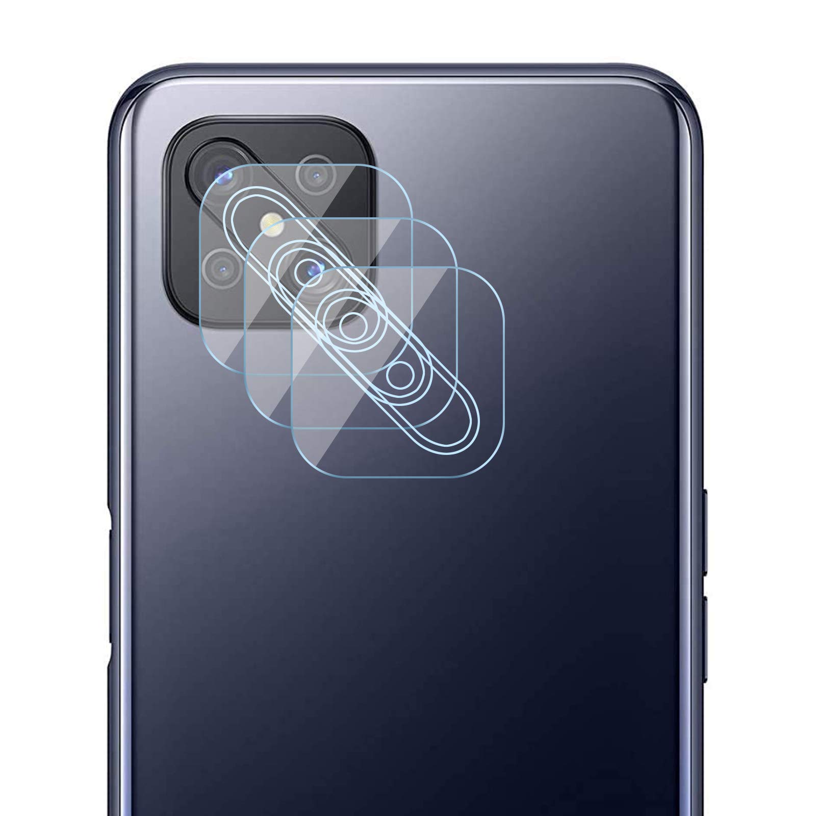 Vaxson 2-Pack Pellicola Fotocamera Posteriore, compatibile con OPPO RENO 4 Z 5G, Protezione Lente [Non Vetro Temperato Screen Protector/Cover Case