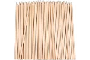 6" Natural Bamboo Wood Skewers