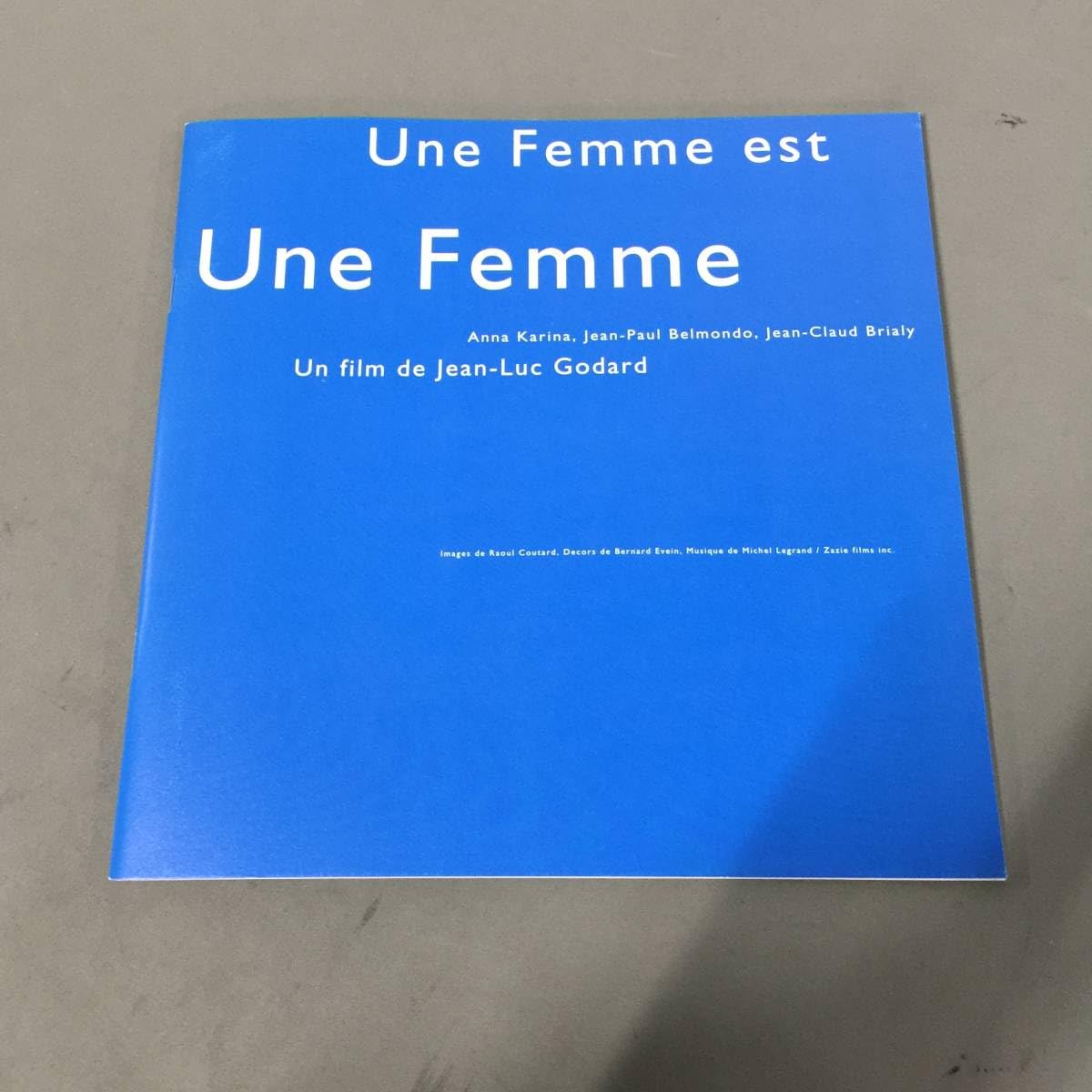 Amazon.co.jp: 映画 パンフレット Une Femme est Une Femme 女は女で