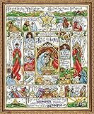 Design Works - Nativity Story - Christmas Counted Cross Stitch Kit with Gift Card, 16 by 20-inches