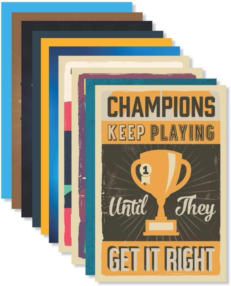 Sponsored Ad - PAPER PLANE DESIGN Set of 10 Poster A3 (12 in x 18 in Size) Unframed Thick Paper with Tape (D)