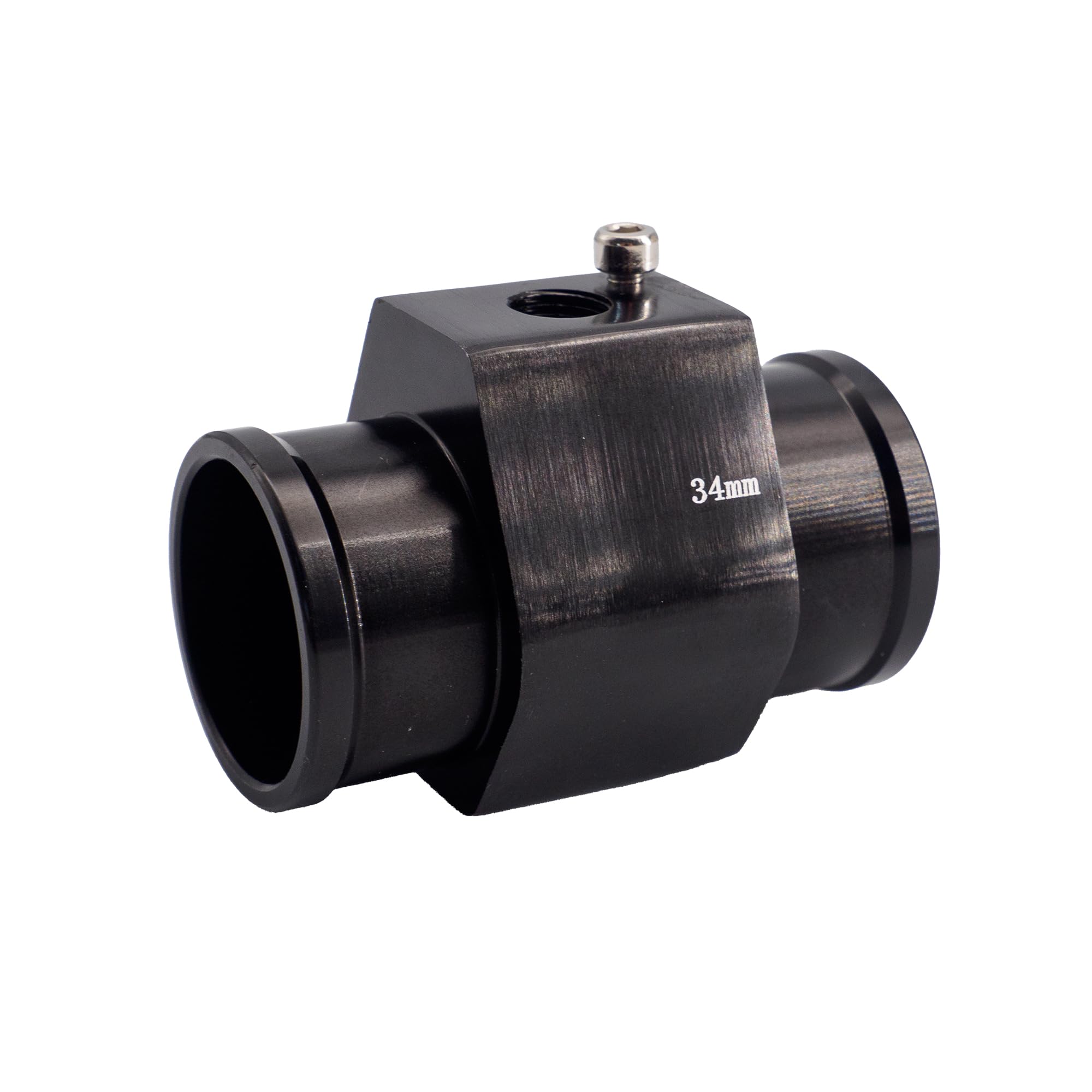 Simoni Racing Adaptateur de capteur de température d'eau - Aluminium anodisé Noir - Ø34mm