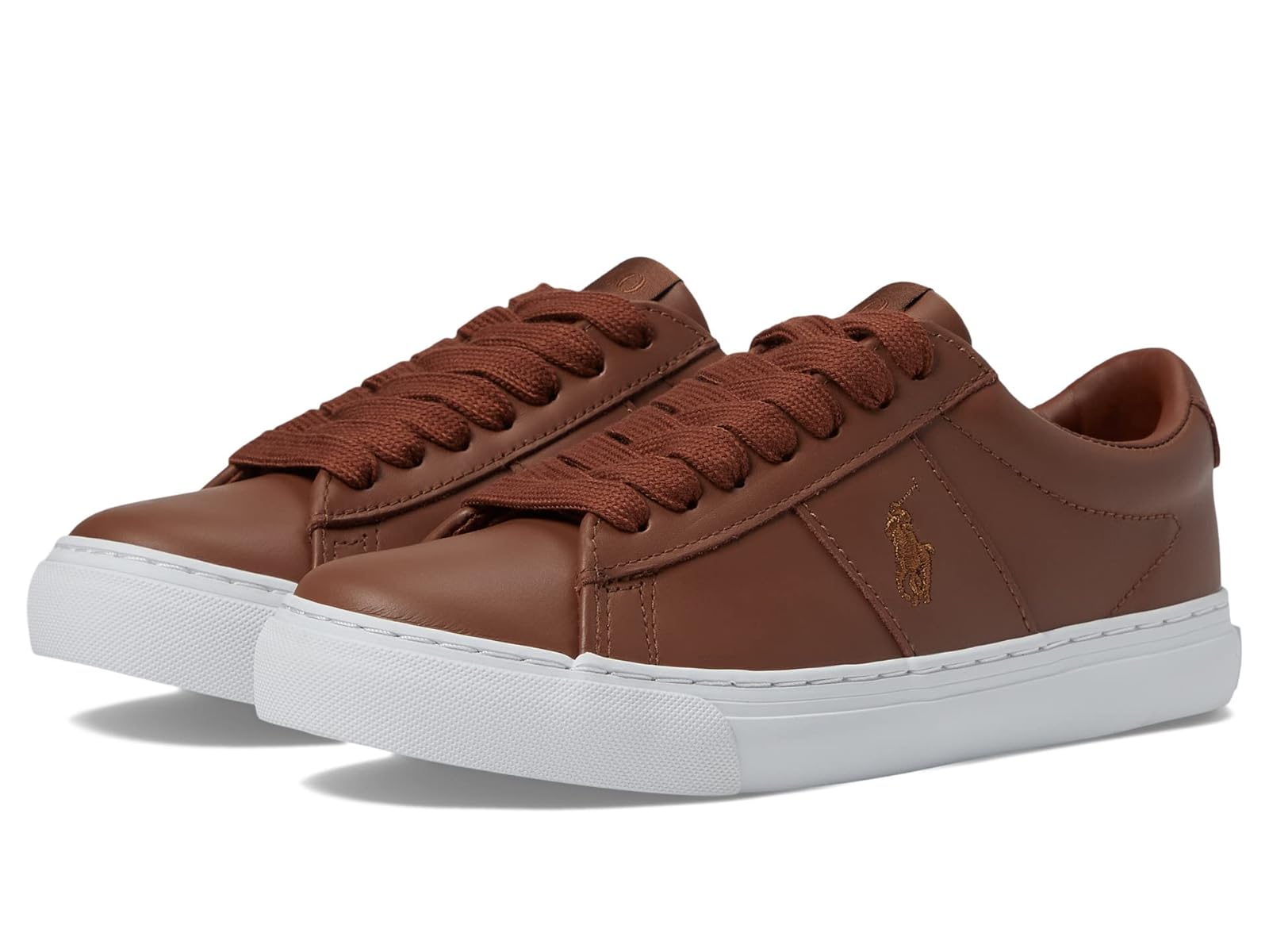 Обувь для мальчиков Polo Ralph Lauren Kids Sayer Leather (большой ребенок)