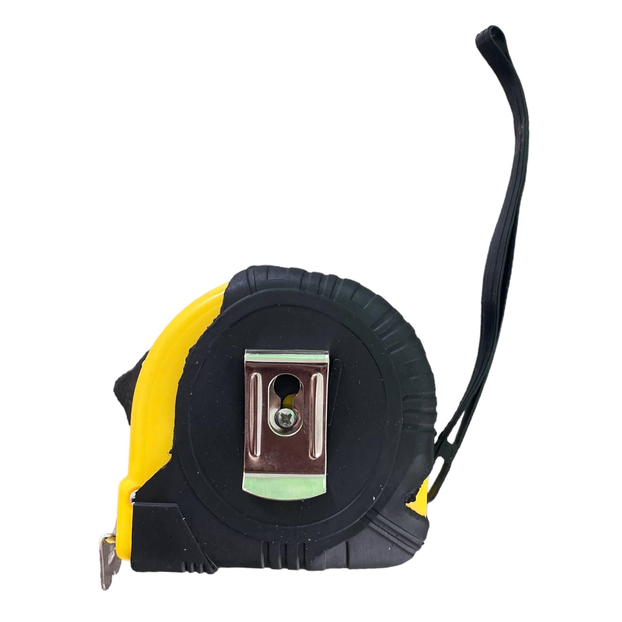 Tape Measures 5 Meter 19mm Compact Black Yellow Case Ergonomic Grip Non