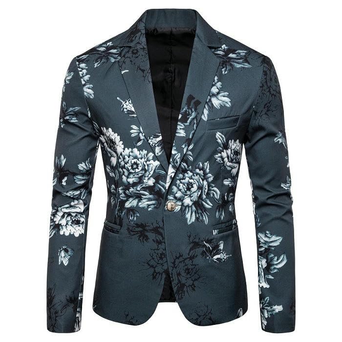 Veste blazer pour homme slim en style coréen chic - 3