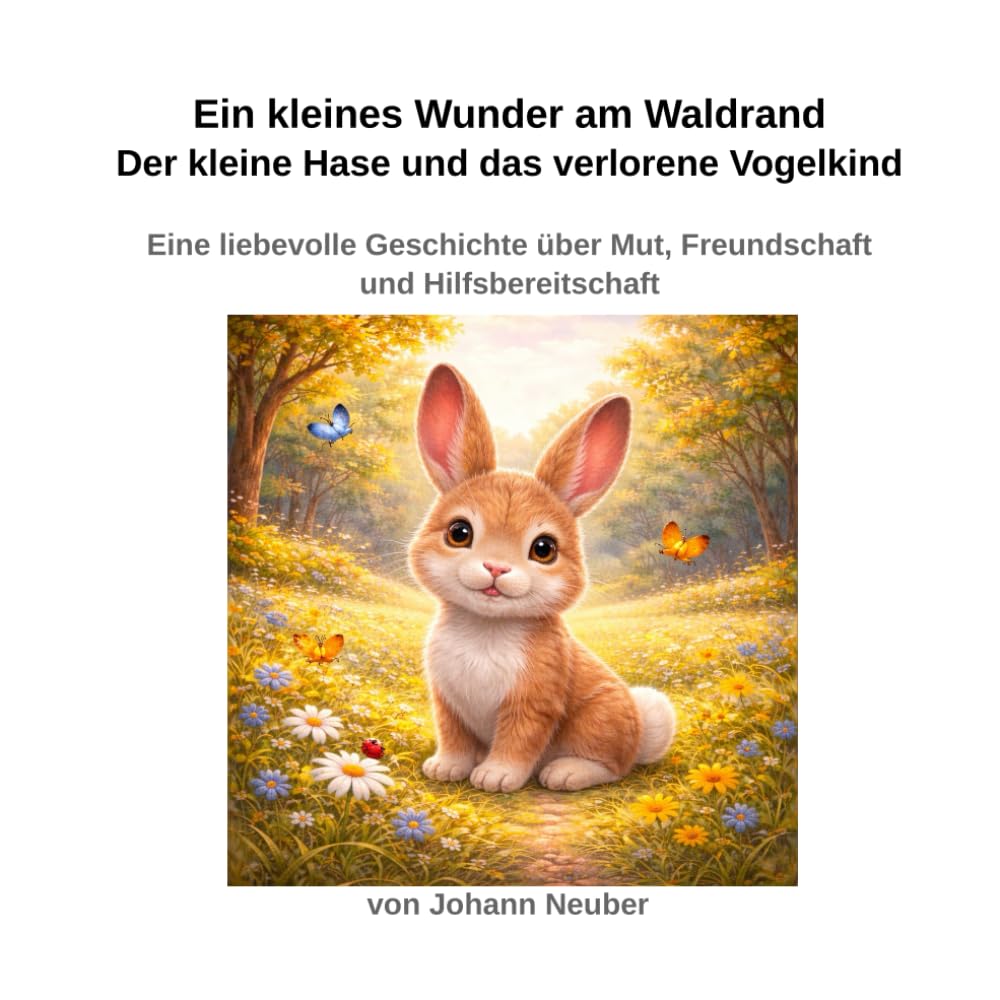 Ein kleines Wunder am Waldrand: Der kleine Hase und das verlorene Vogelkind