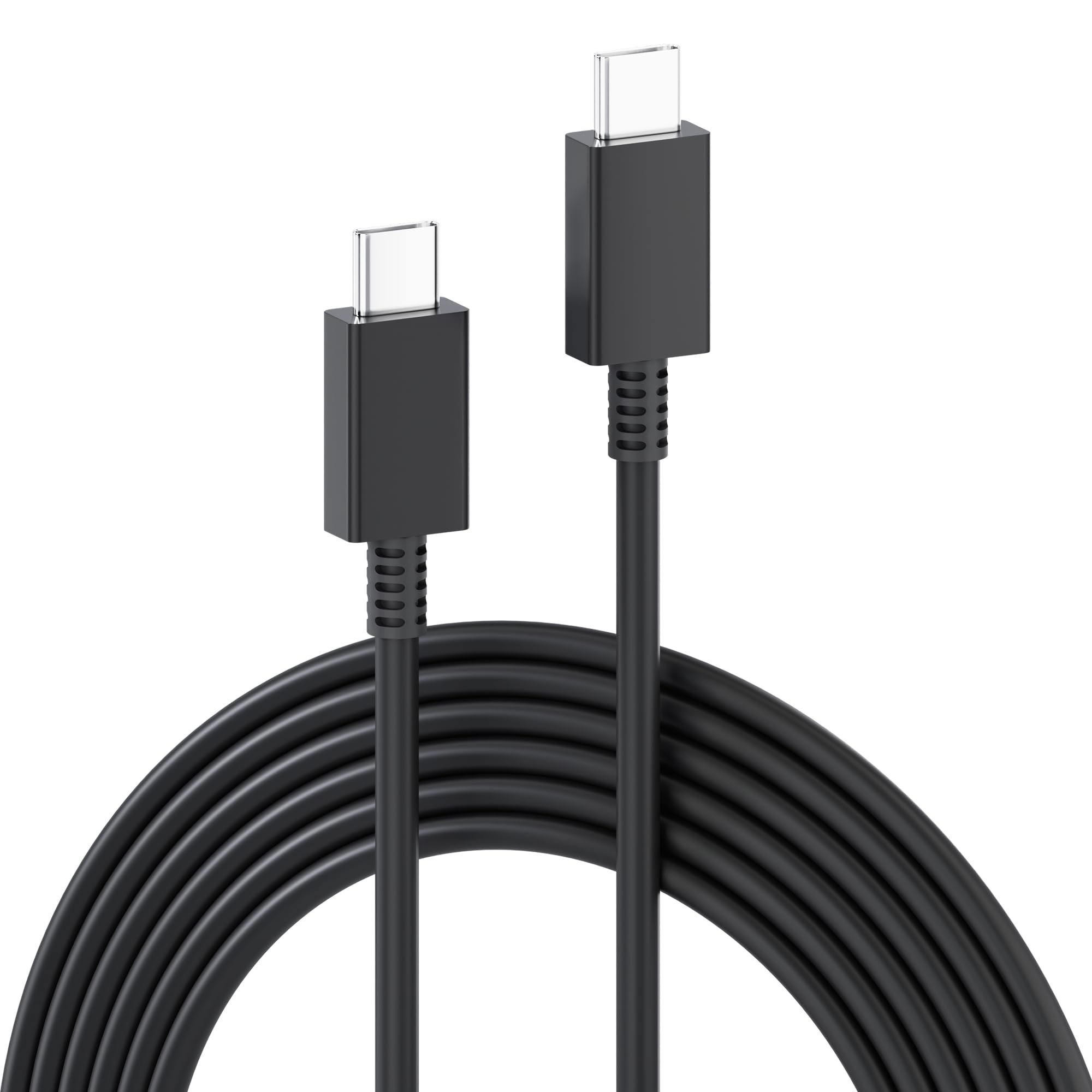 OFUCA 45W USB Type C to C Fast Charging Cable 1M, PD Fast Charge & Data Sync USB-C Cable Compatible with Samsung Galaxy S24/S23/S22/S21, Note Series, A & M Series, Tablets & Other Type C Devices (Black) by HOMEMO