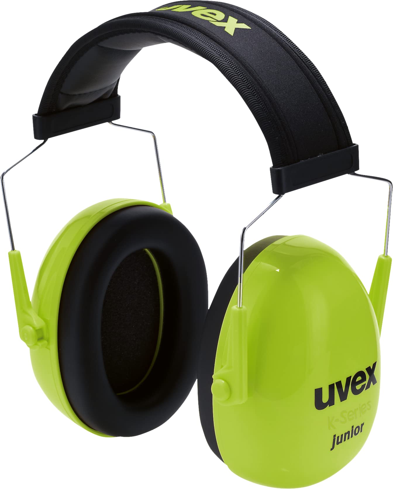 Uvex K junior - wyściełane nauszniki dla dzieci - SNR 29 dB i regulacja długości